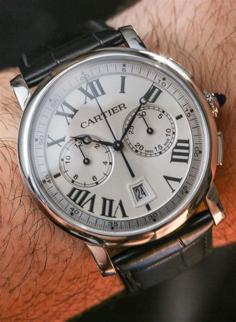 rotonde de cartier chronograph watch|rotonde cartier chronograph.